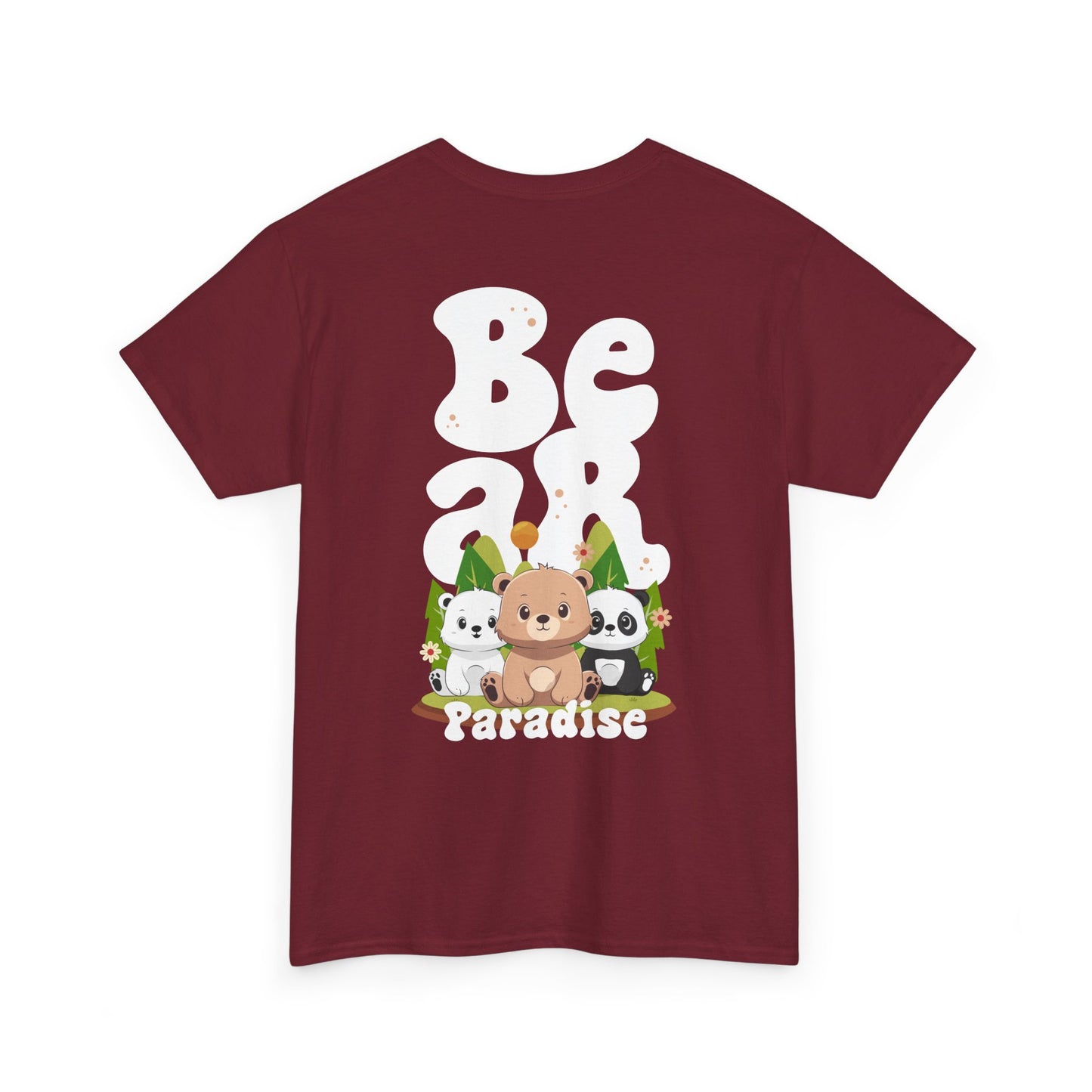 Bear paradise (back) unisex crewneck t-shirt
