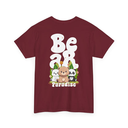Bear paradise (back) unisex crewneck t-shirt