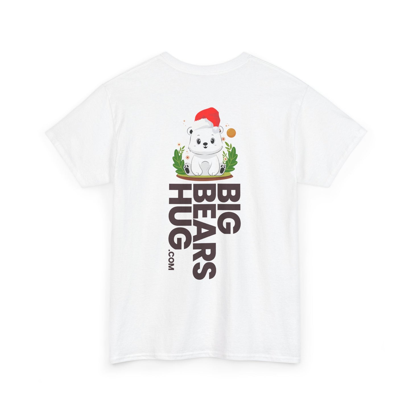 Snojo bear hug (back) Christmas unisex crewneck t-shirt