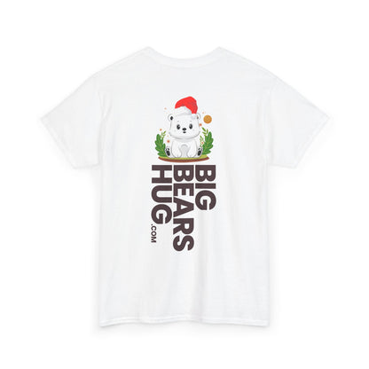 Snojo bear hug (back) Christmas unisex crewneck t-shirt