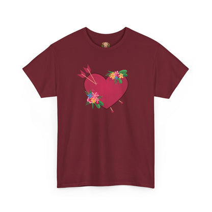 Heart full of love (front) unisex crewneck t-shirt