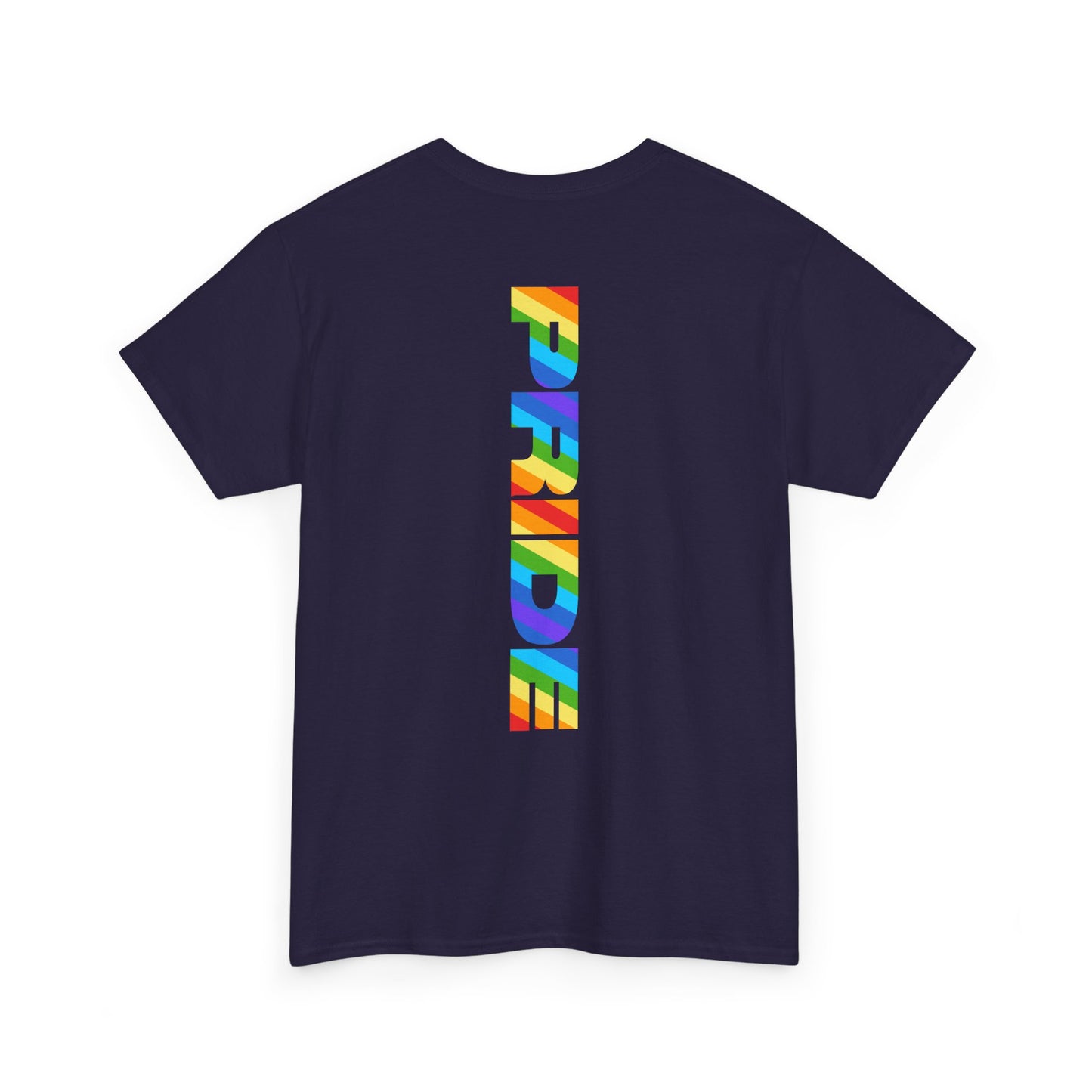 Pride rainbow (back) unisex crewneck t-shirt