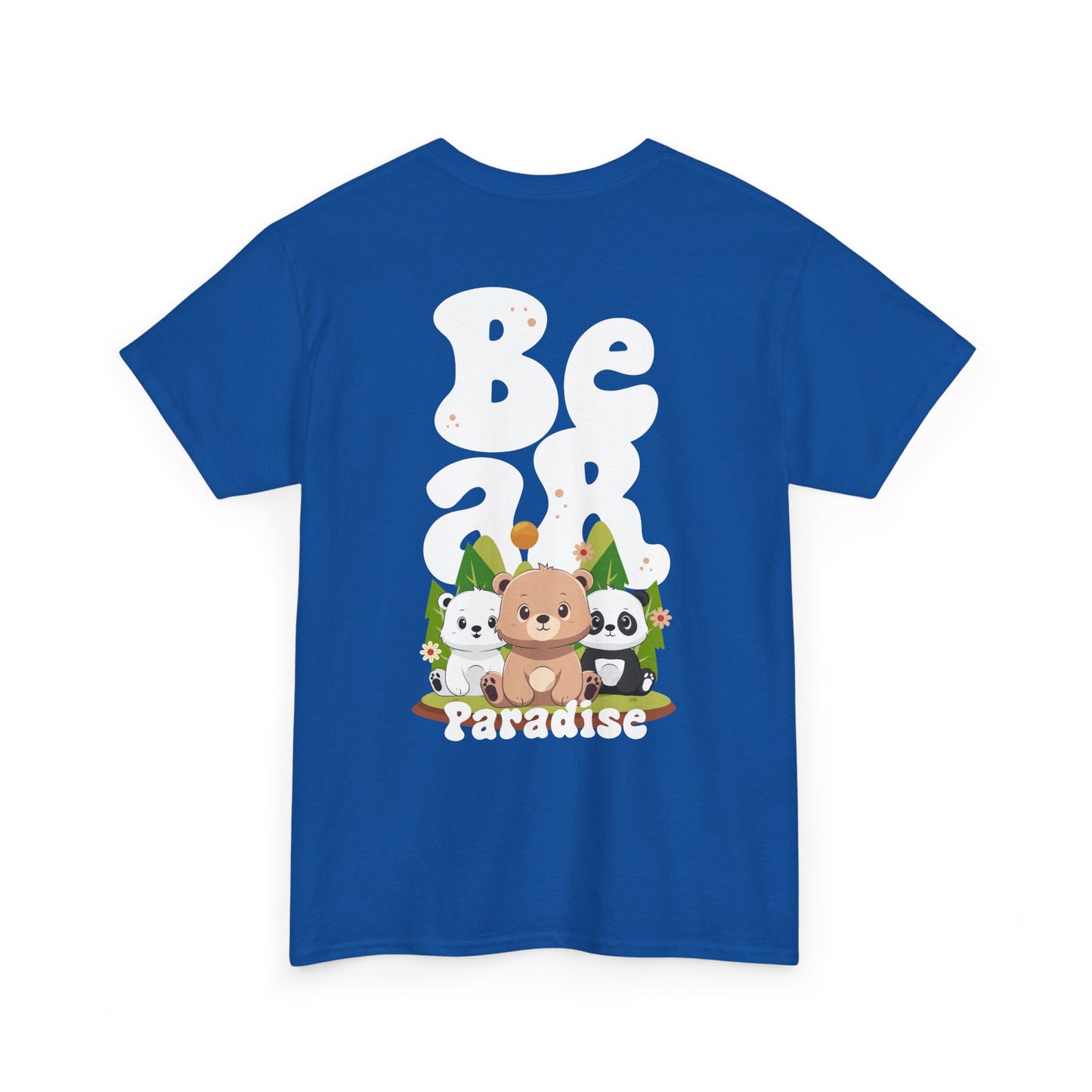Bear paradise (back) unisex crewneck t-shirt