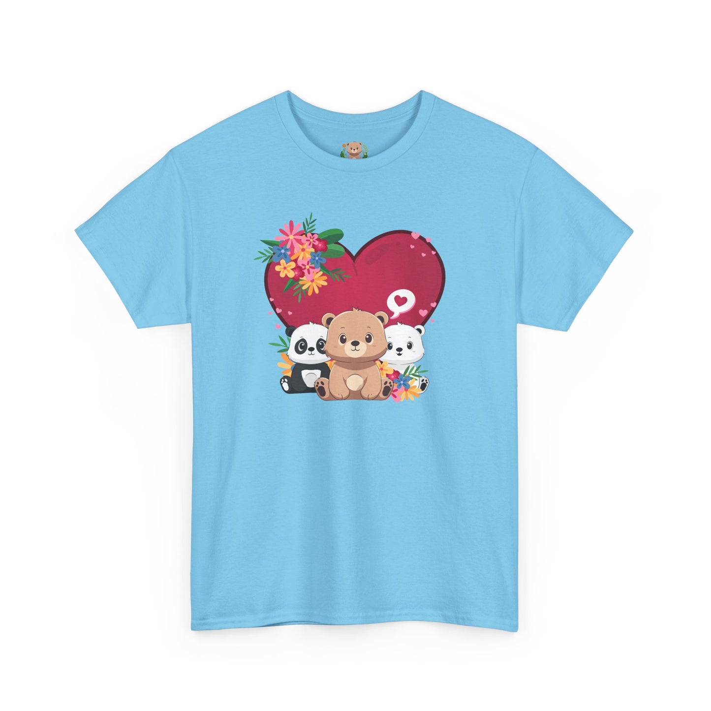 Bears full of love (front) unisex crewneck t-shirt