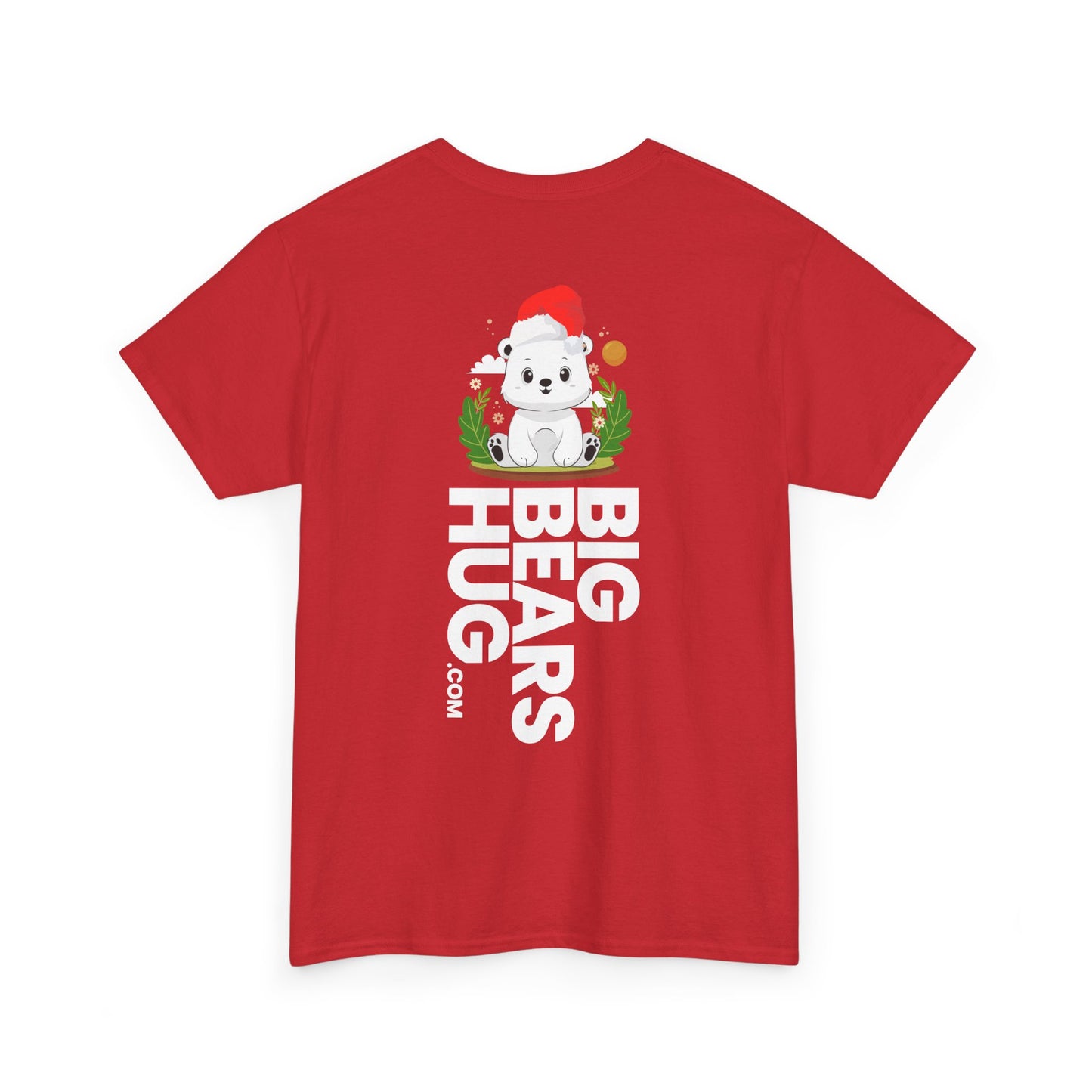 Snojo bear hug (back) Christmas unisex crewneck t-shirt