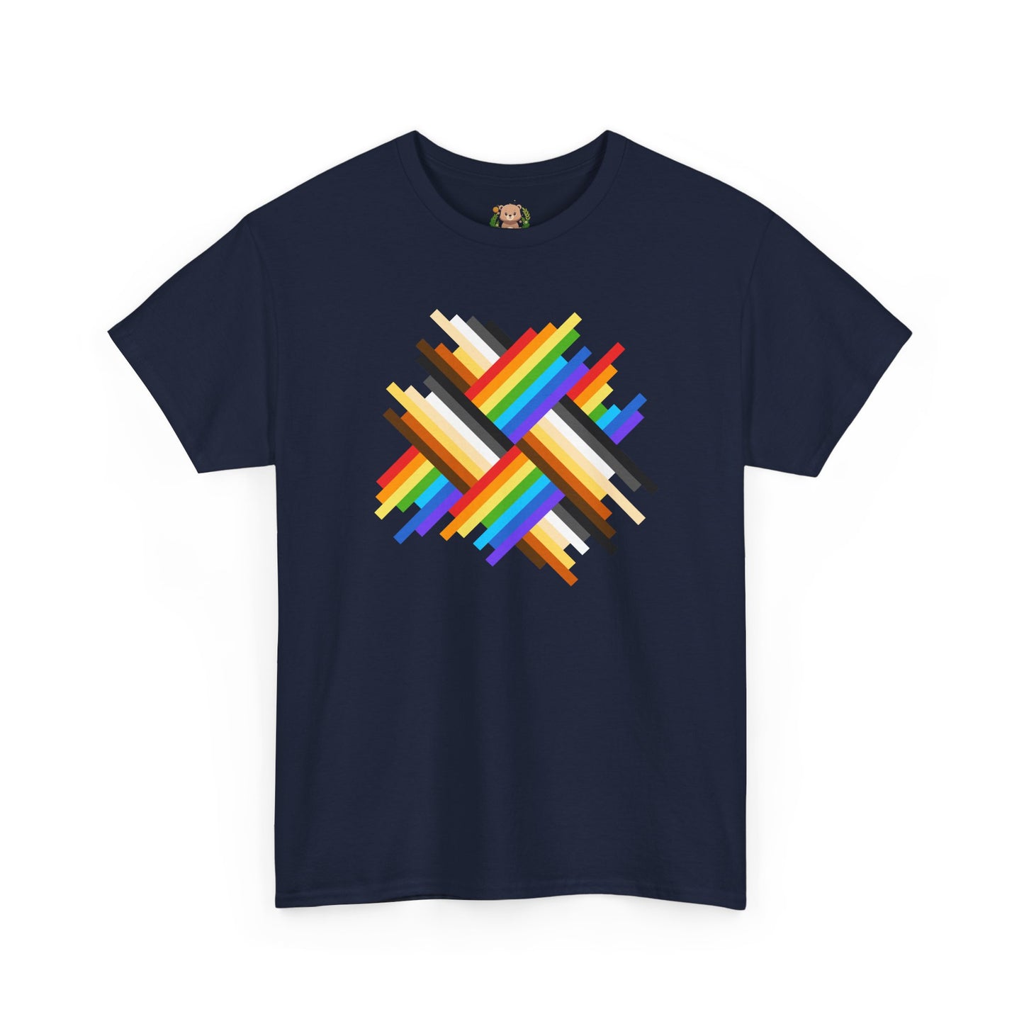 Bear and rainbow pride unisex crewneck t-shirt