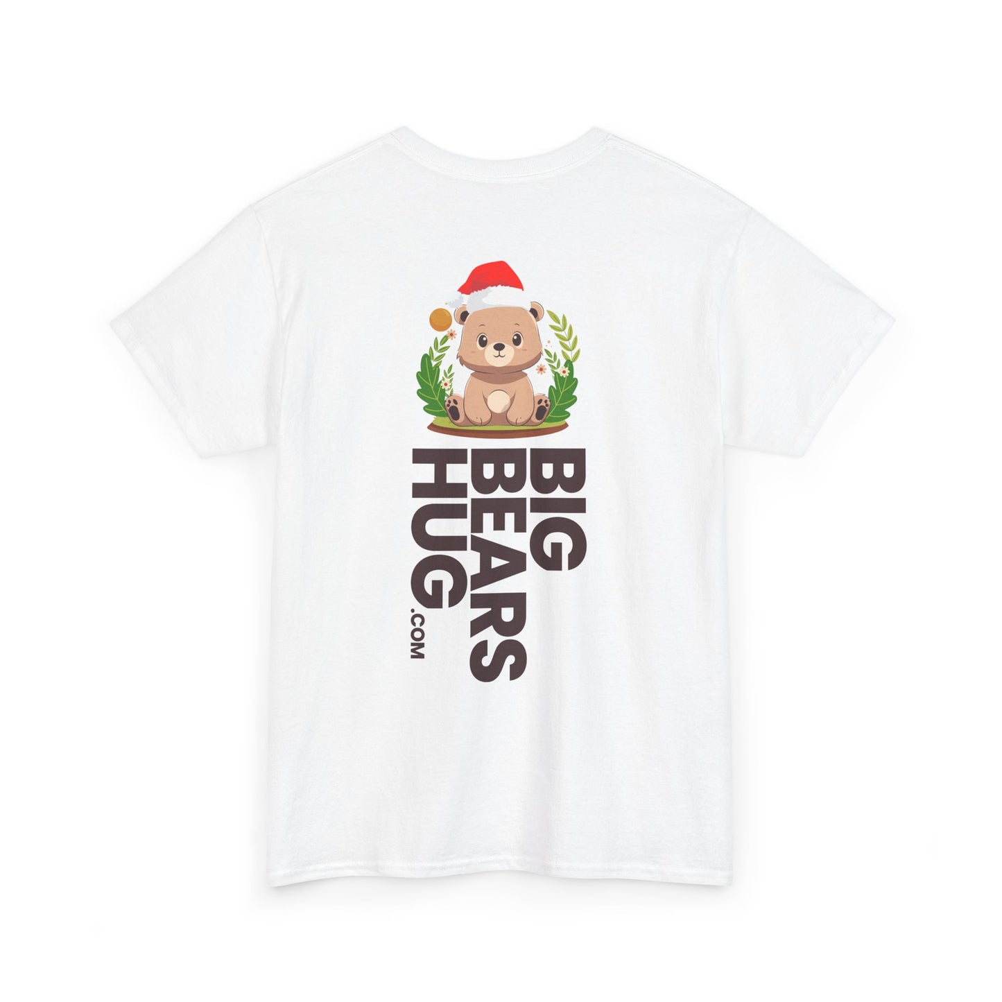Pancha bear hug (back) Christmas unisex crewneck t-shirt