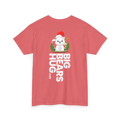 Snojo bear hug (back) Christmas unisex crewneck t-shirt