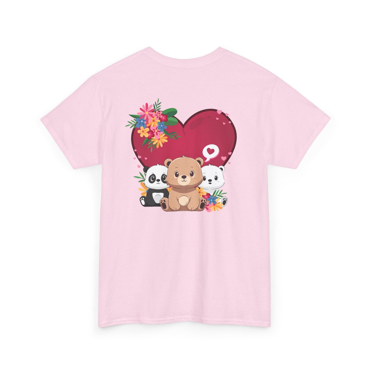 Bears full of love (back) unisex crewneck t-shirt