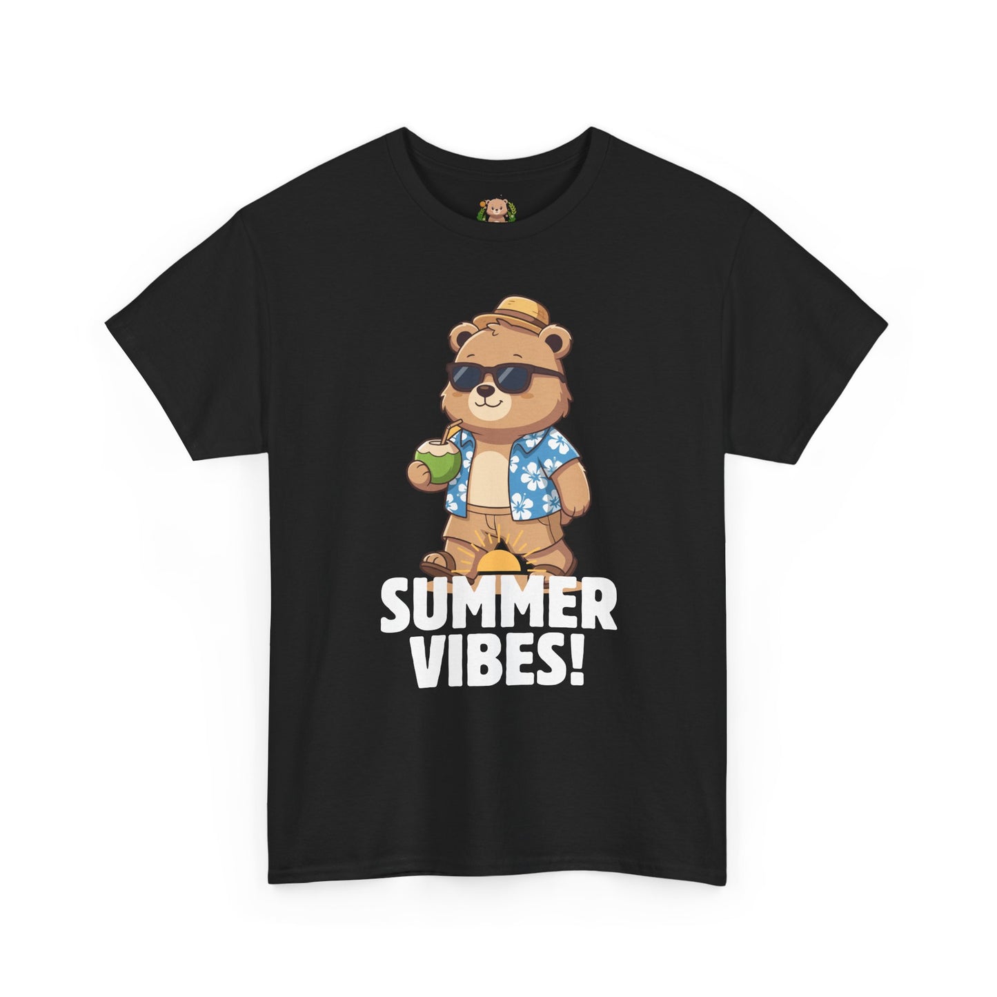 Summer vibes (front) unisex crewneck t-shirt