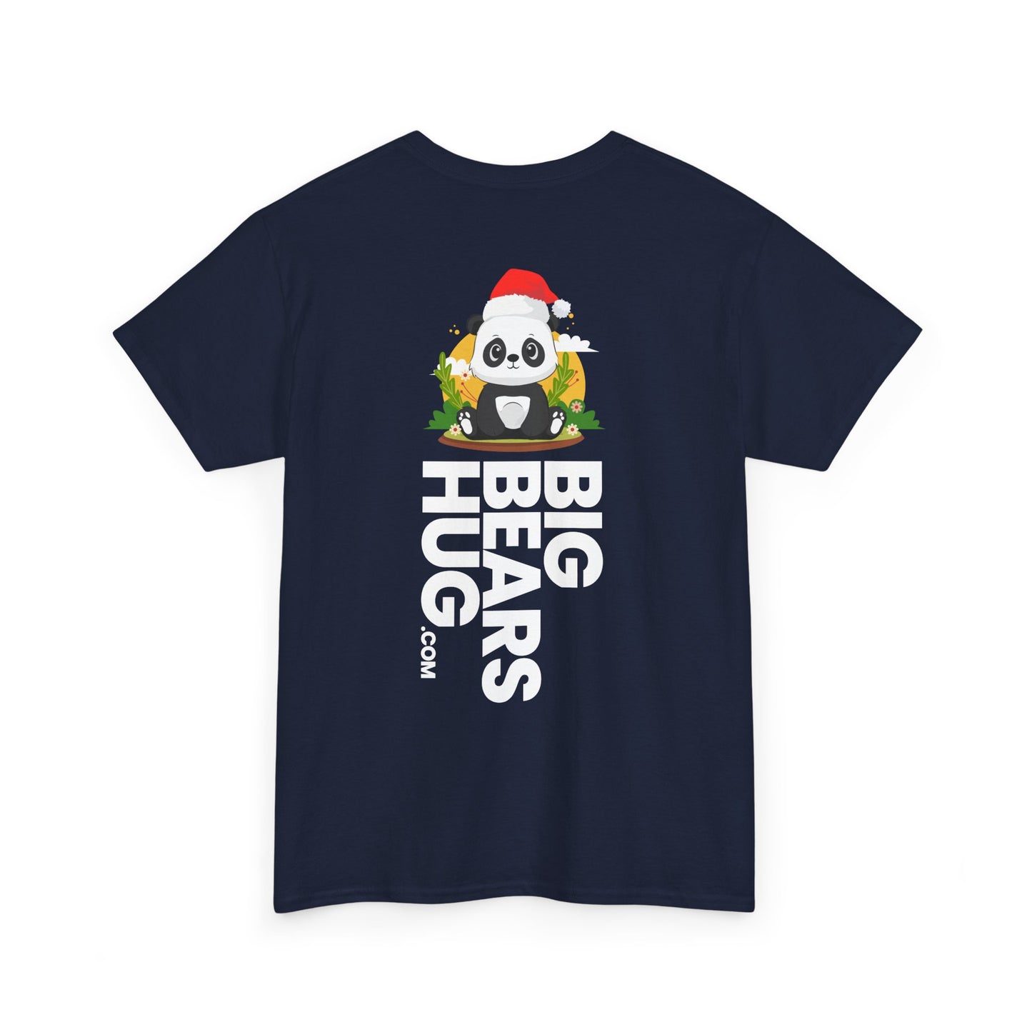 Macho bear hug (back) Christmas unisex crewneck t-shirt