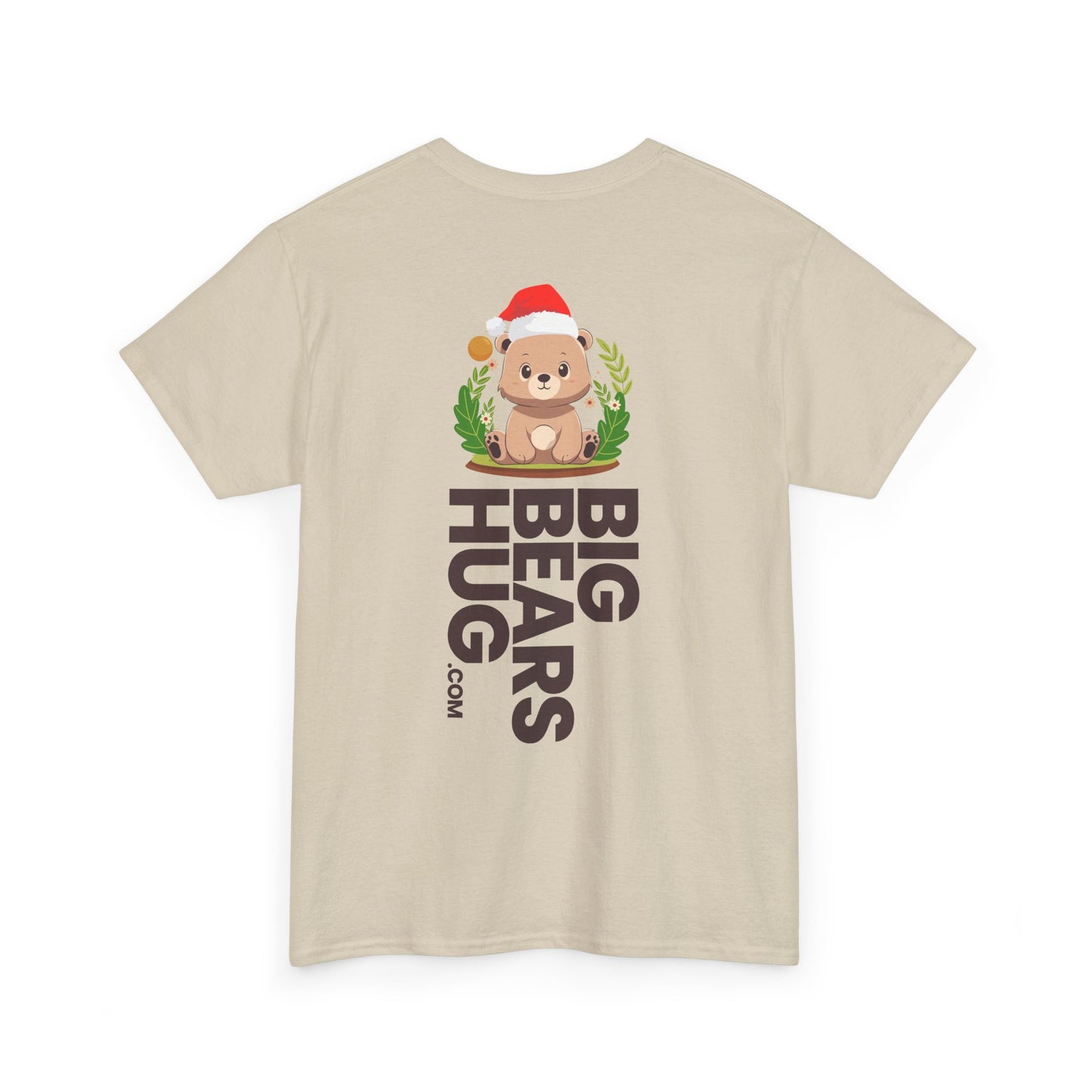 Pancha bear hug (back) Christmas unisex crewneck t-shirt