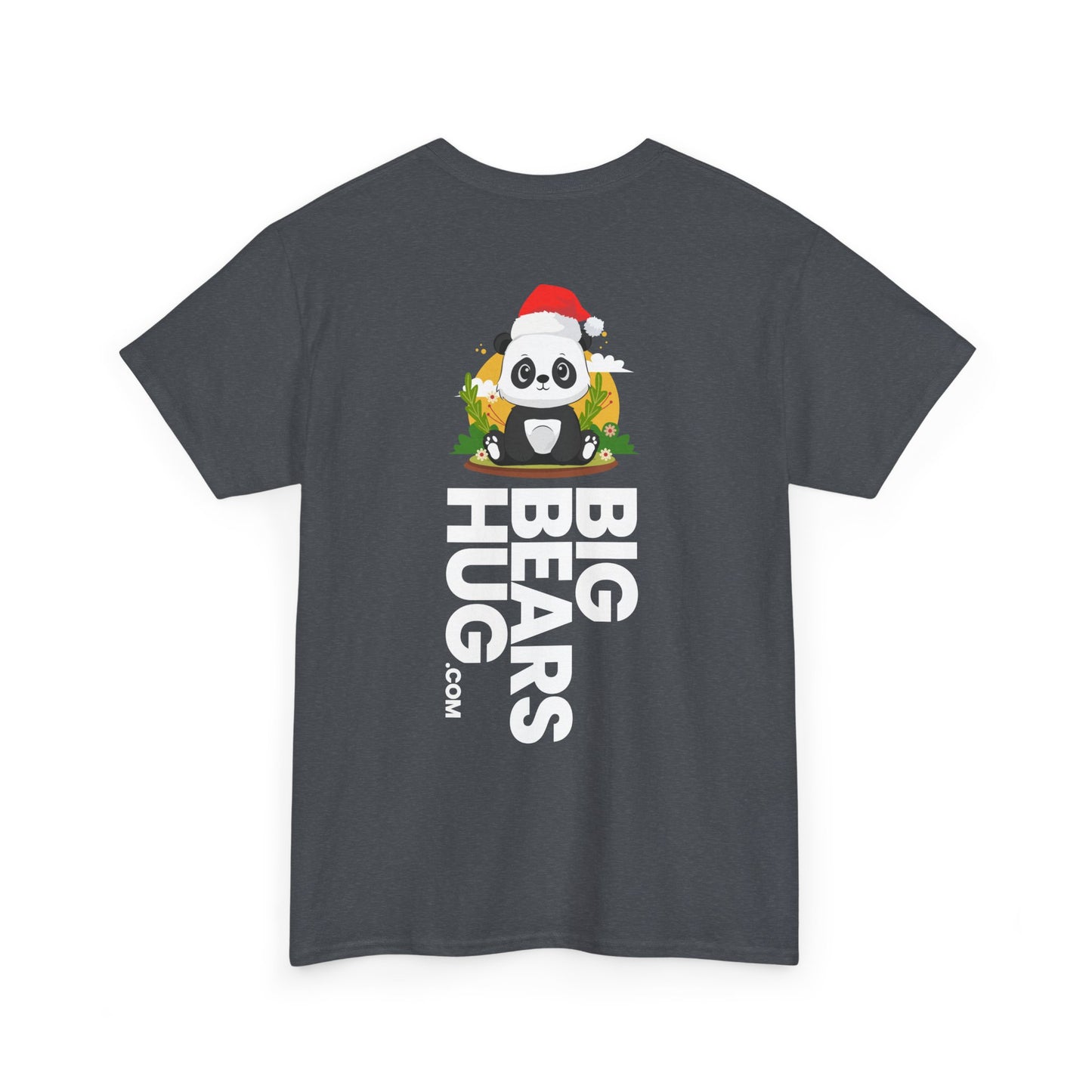 Macho bear hug (back) Christmas unisex crewneck t-shirt