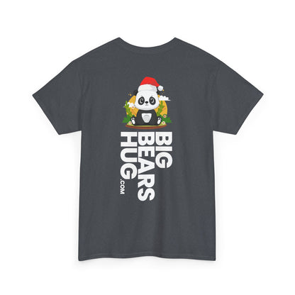 Macho bear hug (back) Christmas unisex crewneck t-shirt