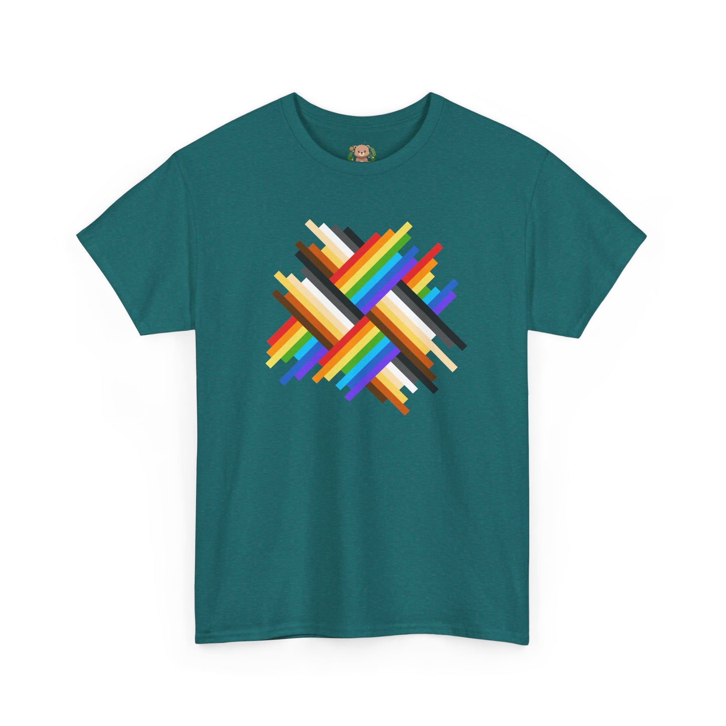 Bear and rainbow pride unisex crewneck t-shirt