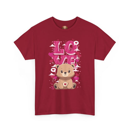 Pancha bear's love (front) unisex crewneck t-shirt