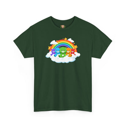 Rainbow bears in the cloud unisex crewneck t-shirt