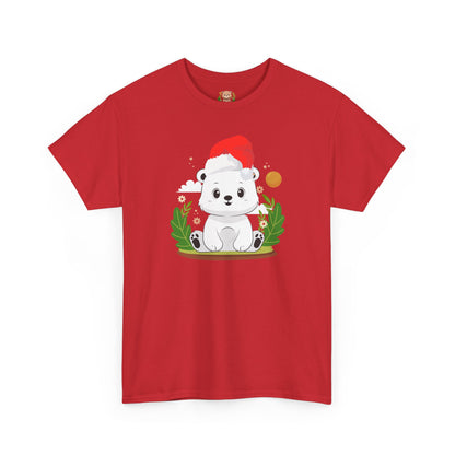 Snojo bear hug (front) Christmas unisex crewneck t-shirt