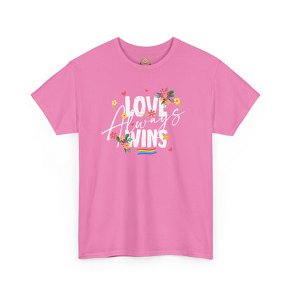 Love always wins (front) unisex crewneck t-shirt