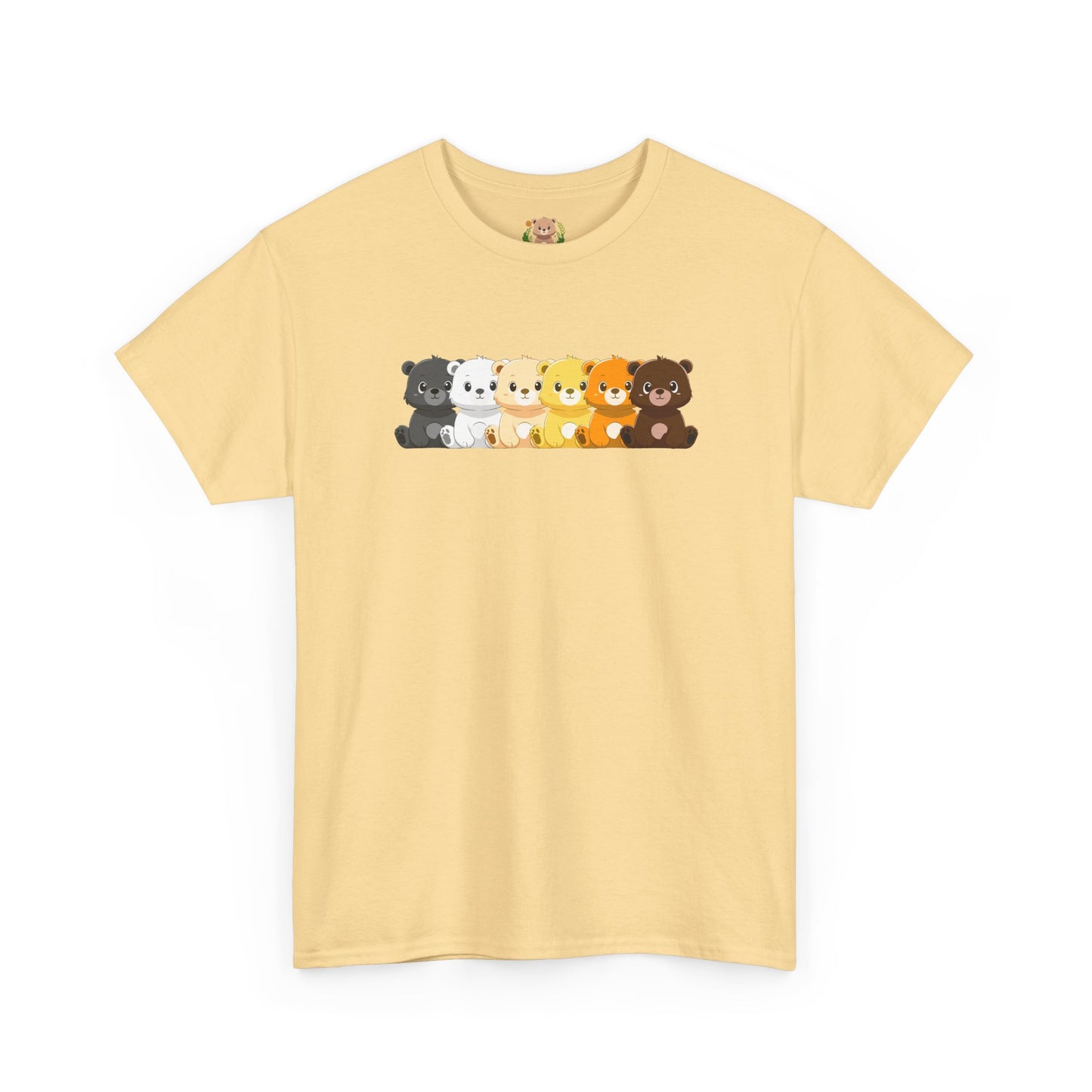 Bear flag hug unisex crewneck t-shirt