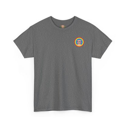 Rainbow Pancha bear rings mini (front) unisex crewneck t-shirt