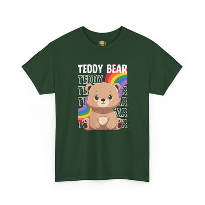 Teddy bear rainbow pancha (front) unisex crewneck t-shirt