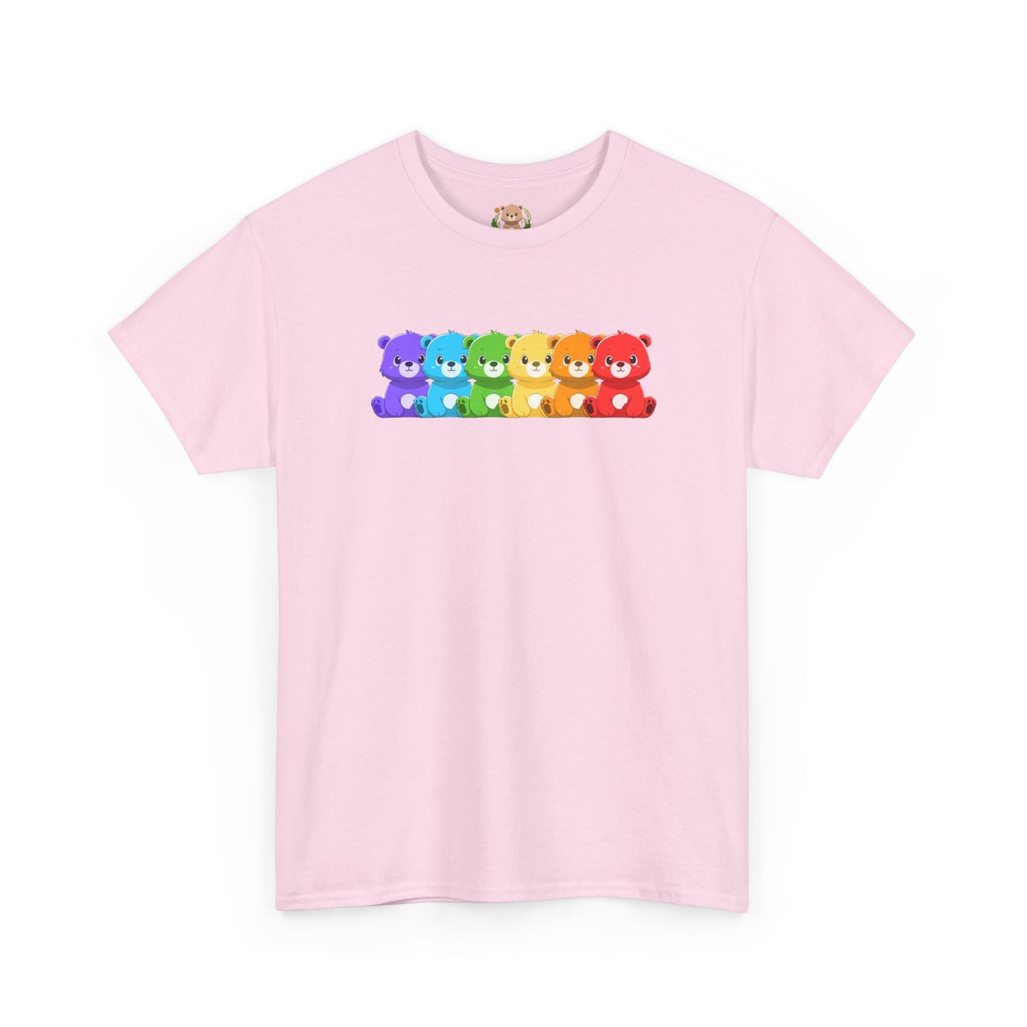 Rainbow bears hug unisex crewneck t-shirt