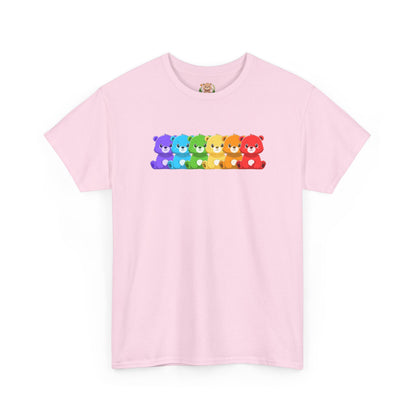 Rainbow bears hug unisex crewneck t-shirt