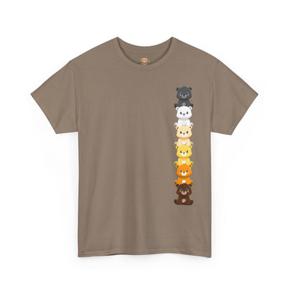 Bear flag line (front) unisex crewneck t-shirt