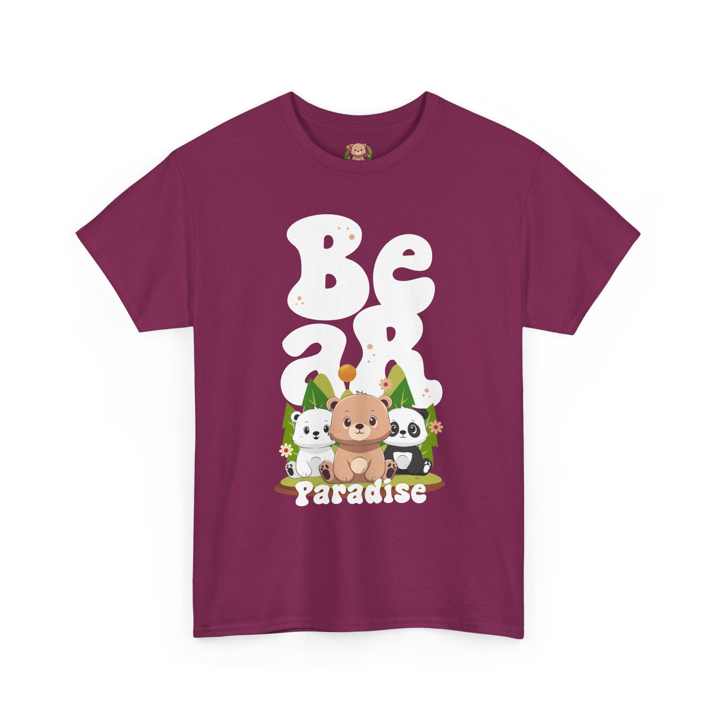 Bear paradise (front) unisex crewneck t-shirt