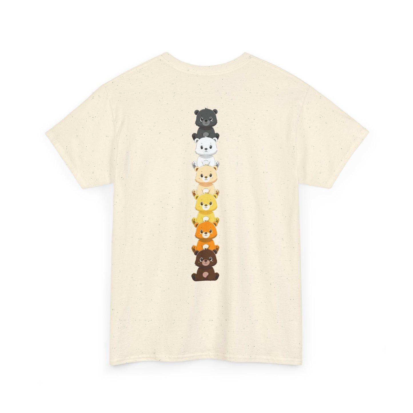 Bear flag line (back) unisex crewneck t-shirt