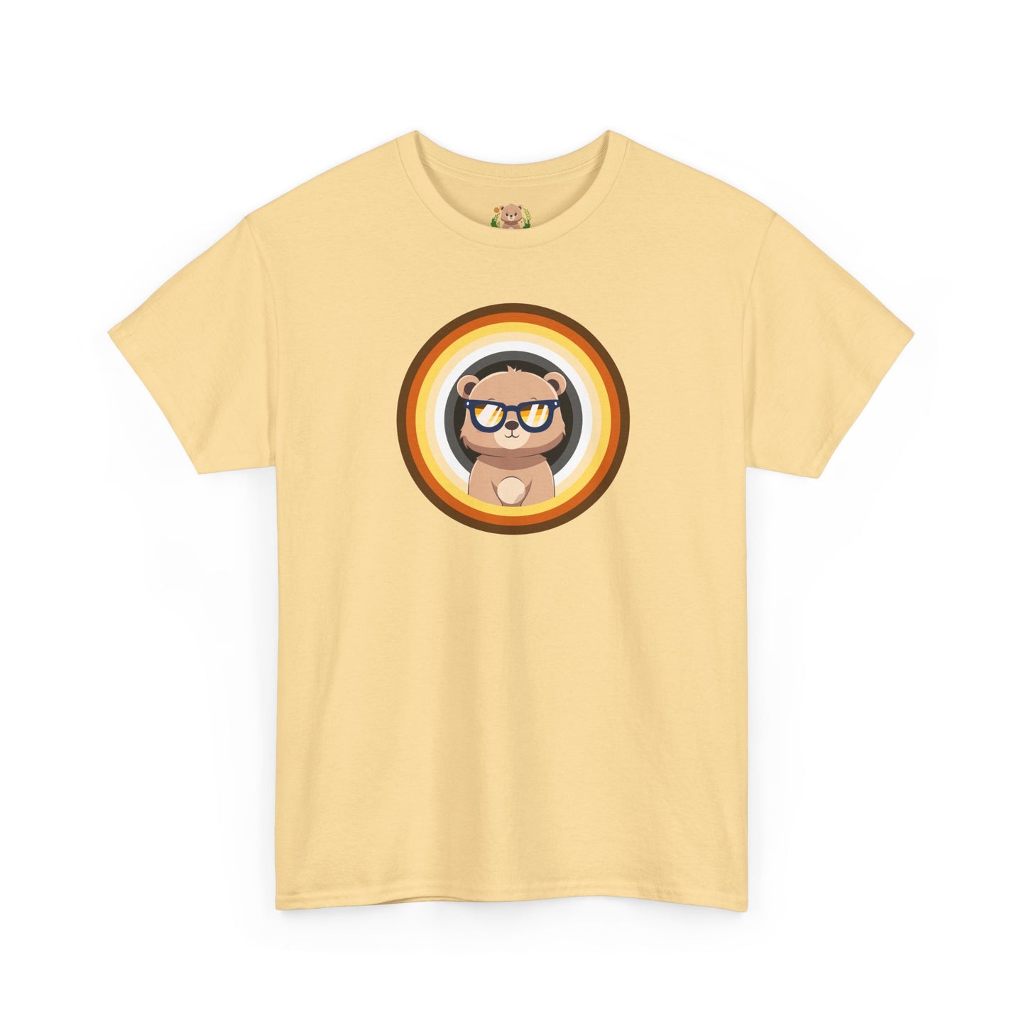 Bear flag rings Pancha (front) unisex crewneck t-shirt