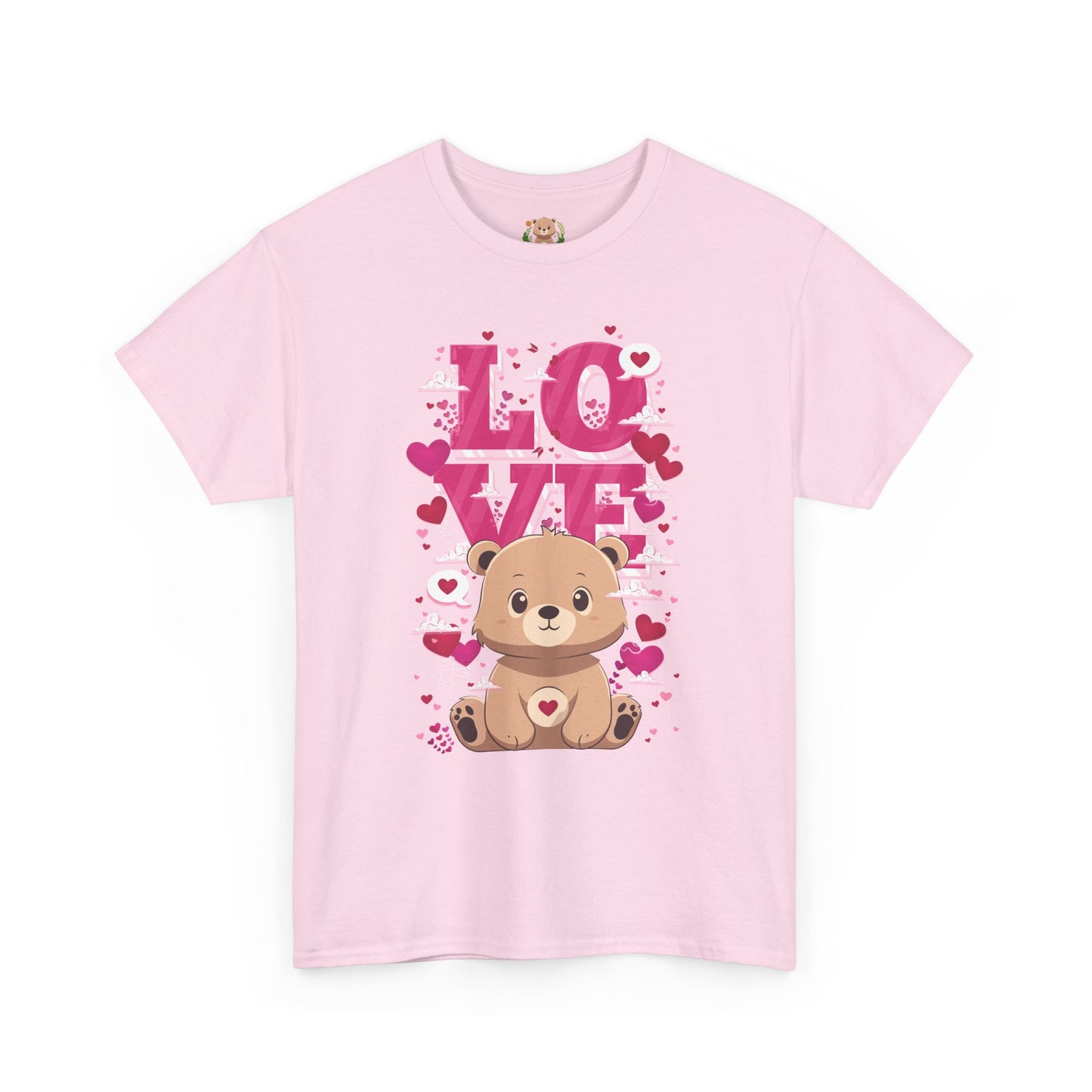 Pancha bear's love (front) unisex crewneck t-shirt