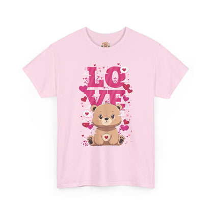 Pancha bear's love (front) unisex crewneck t-shirt