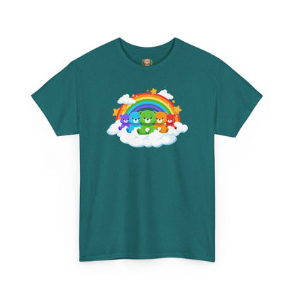 Rainbow bears in the cloud unisex crewneck t-shirt