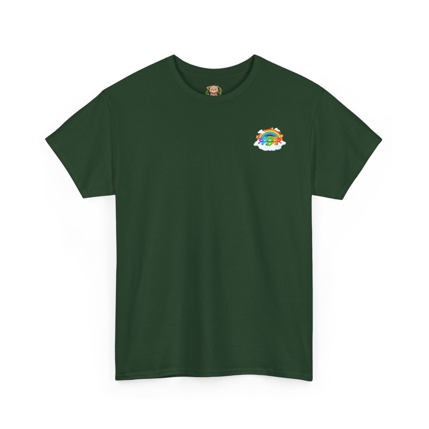 Rainbow bears in the cloud mini unisex crewneck t-shirt