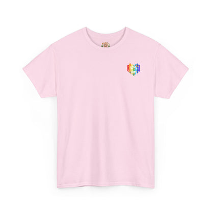 Love always wins rainbow mini (front) unisex crewneck t-shirt