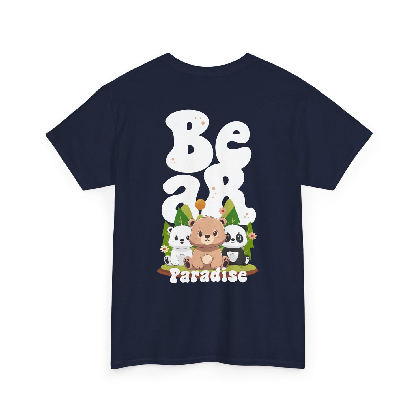 Bear paradise (back) unisex crewneck t-shirt
