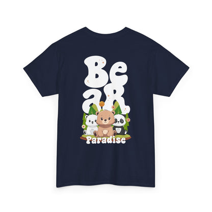 Bear paradise (back) unisex crewneck t-shirt