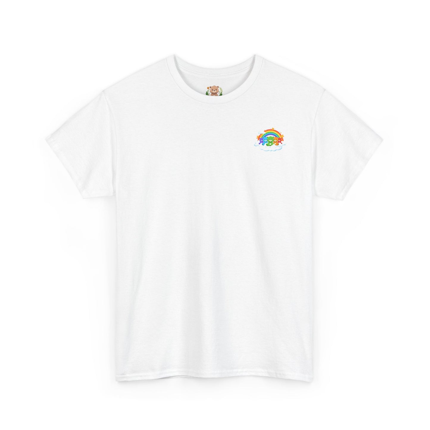 Rainbow bears in the cloud mini unisex crewneck t-shirt