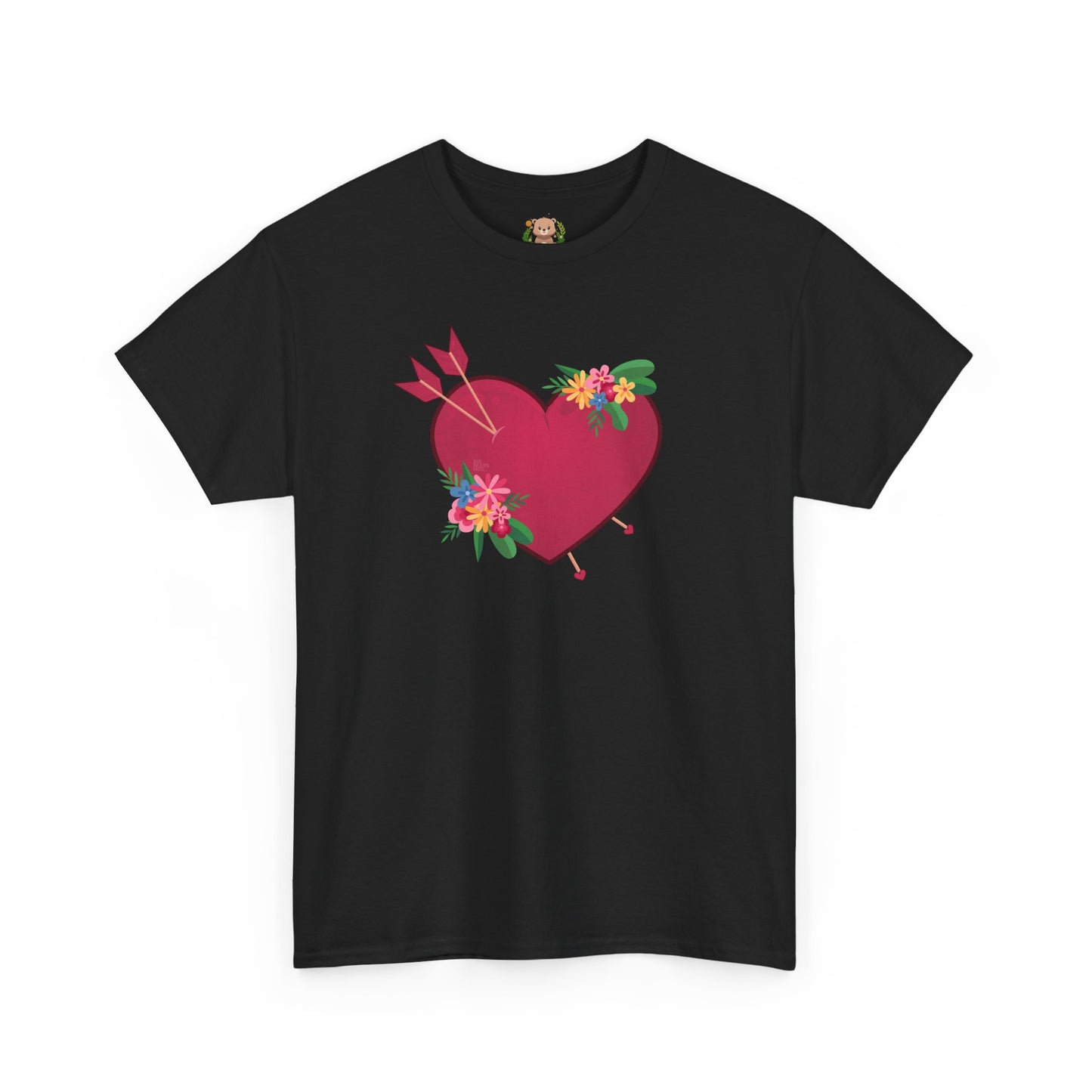 Heart full of love (front) unisex crewneck t-shirt