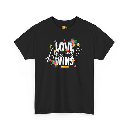 Love always wins (front) unisex crewneck t-shirt