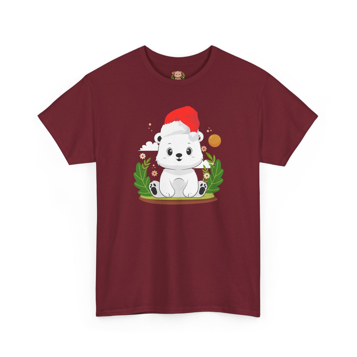 Snojo bear hug (front) Christmas unisex crewneck t-shirt
