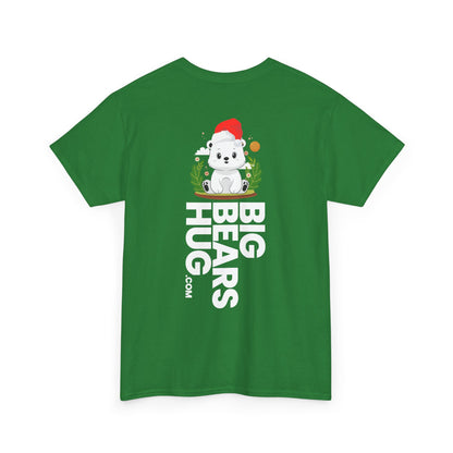 Snojo bear hug (back) Christmas unisex crewneck t-shirt