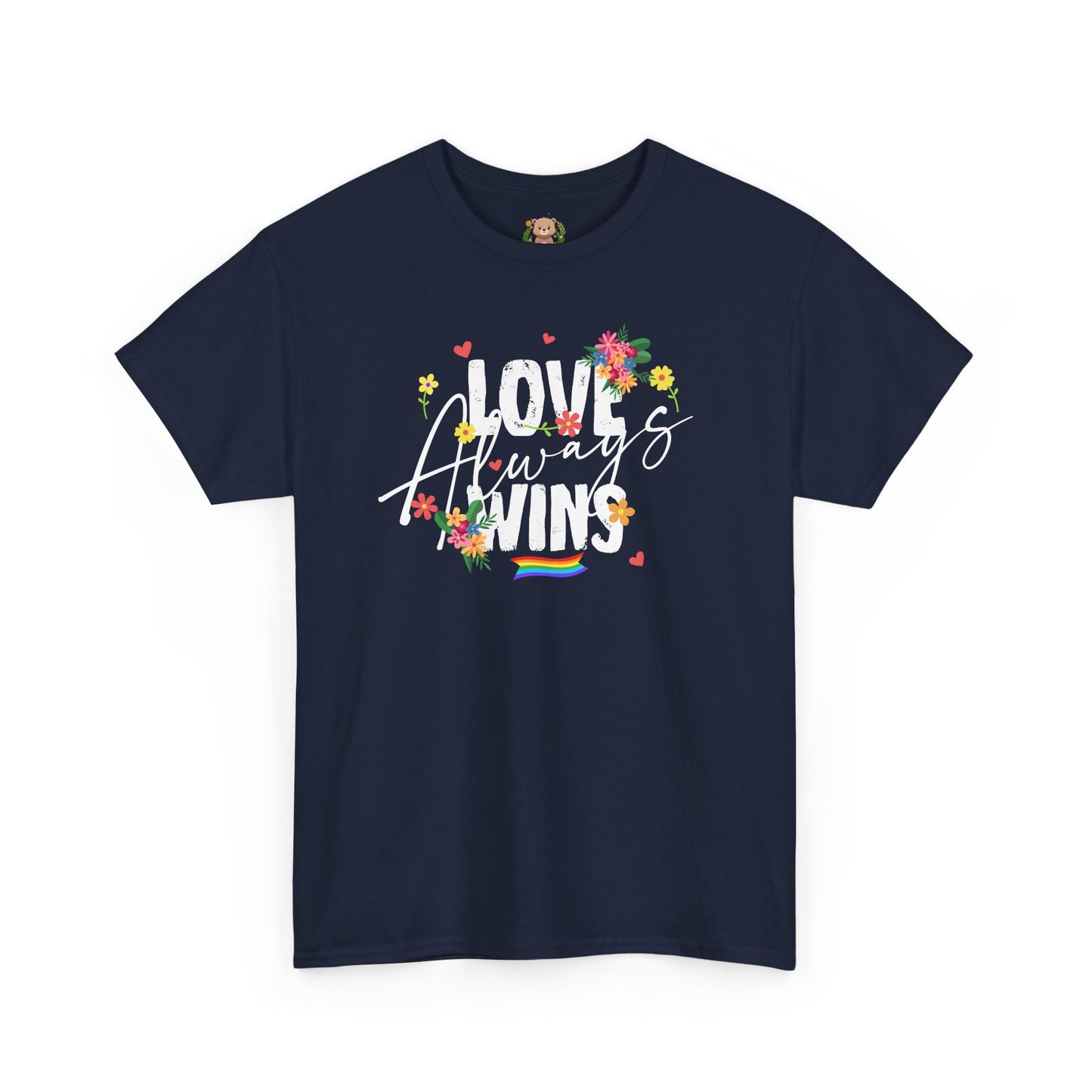 Love always wins (front) unisex crewneck t-shirt