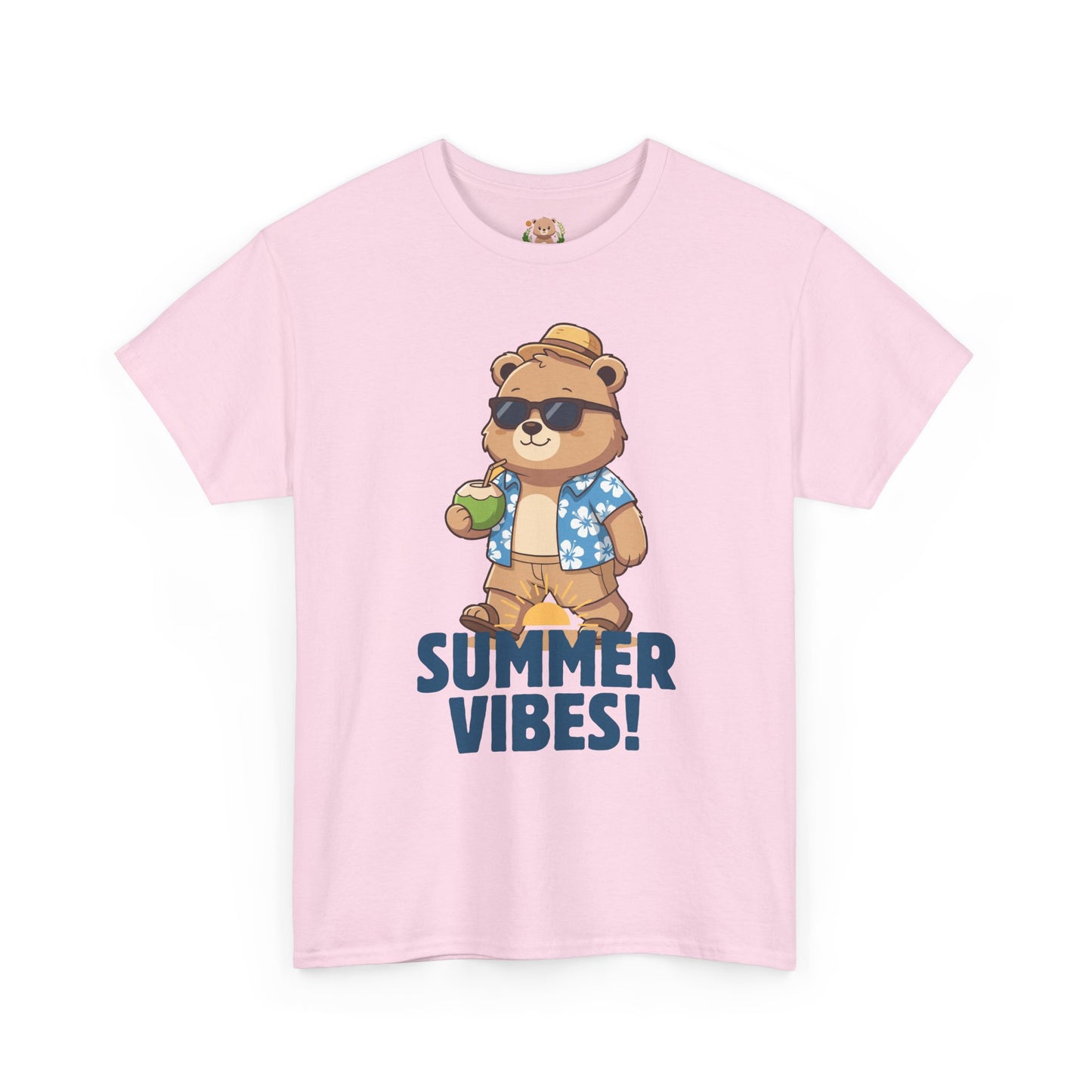 Summer vibes (front) unisex crewneck t-shirt