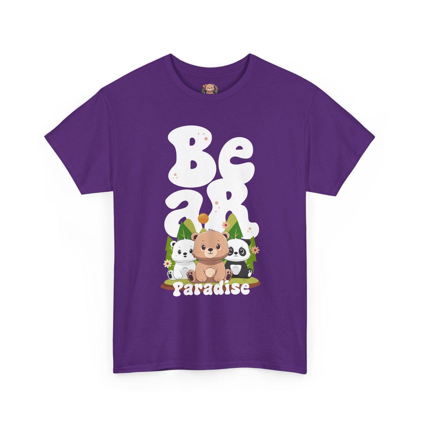 Bear paradise (front) unisex crewneck t-shirt