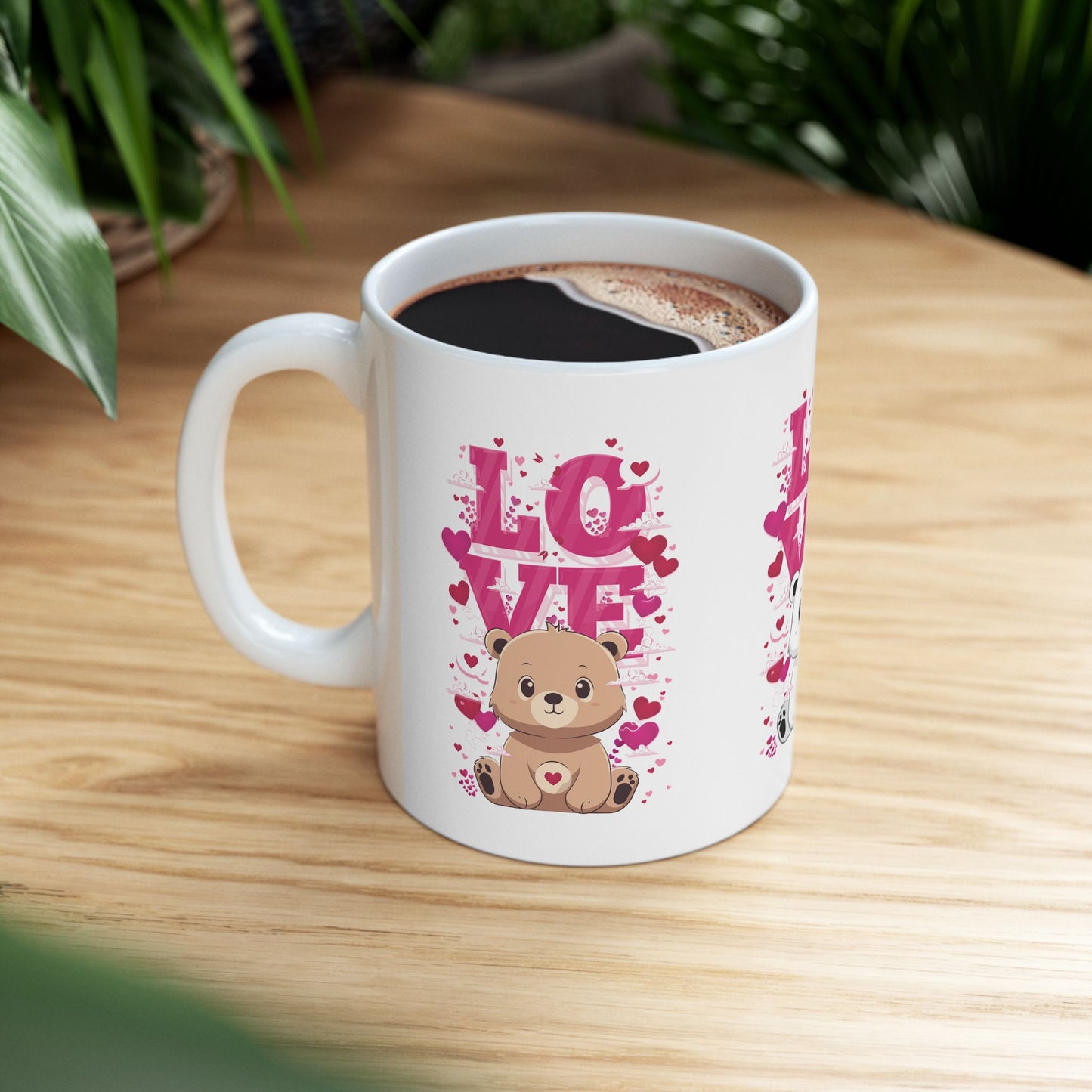 Love bears ceramic coffee/tea mug/cup (11oz/15oz)