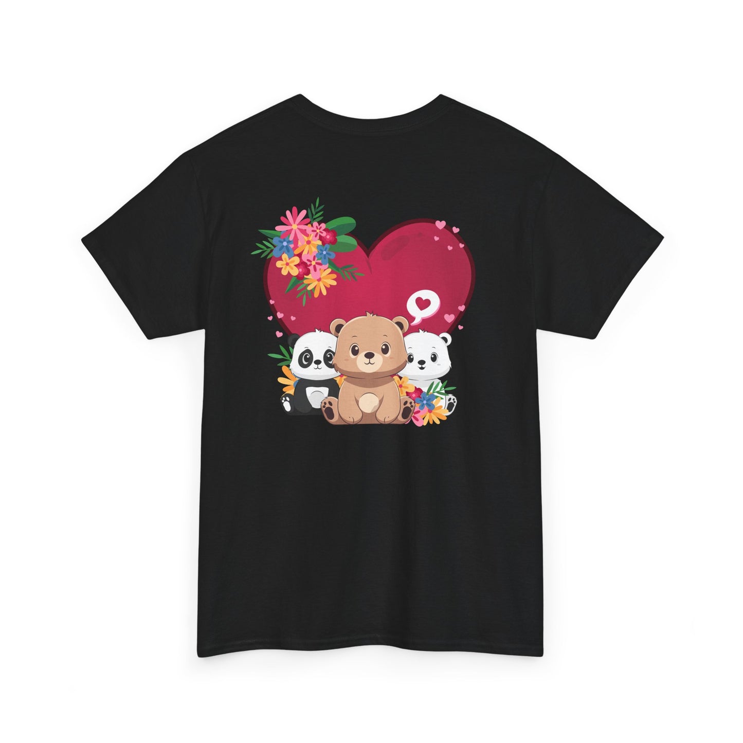 Bears full of love (back) unisex crewneck t-shirt