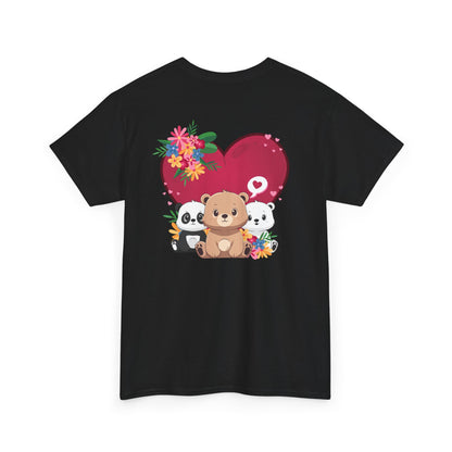 Bears full of love (back) unisex crewneck t-shirt